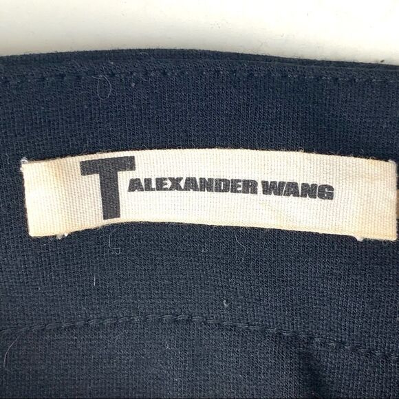 T by Alexander Wang Black Stretch Mini Skirt Sz M - Picture 3 of 6